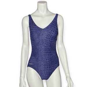 Speedo Tank Style One Piece Swimsuit